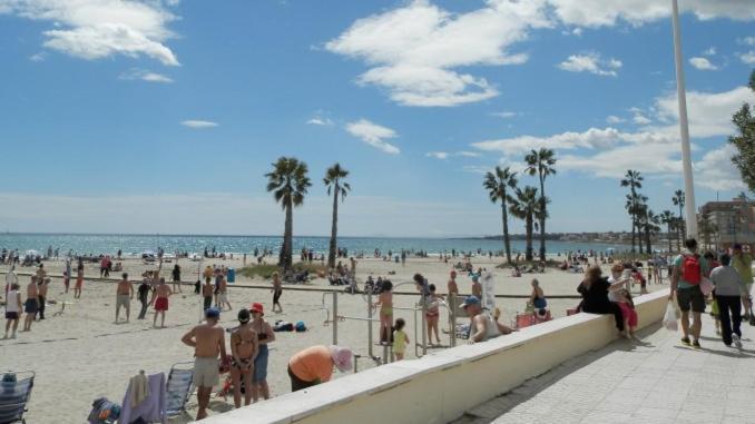 Apartamento En Torrevieja A 50M Playa Exteriör bild